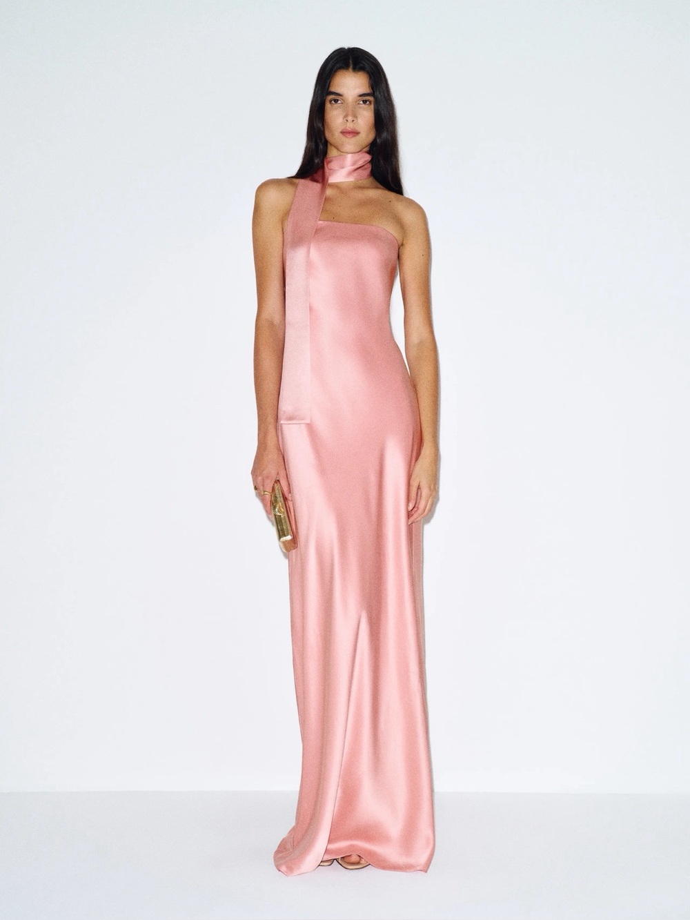 🆕 REFORMATION Oren Silk Maxi Dress Carnation Pink Sz M